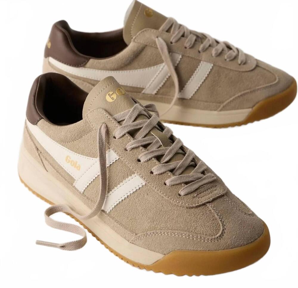 NEW GOLA women's tornado '88 sneakers in beige - Picture 2 of 3